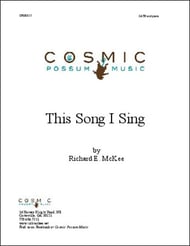 This Song I Sing SATB choral sheet music cover Thumbnail